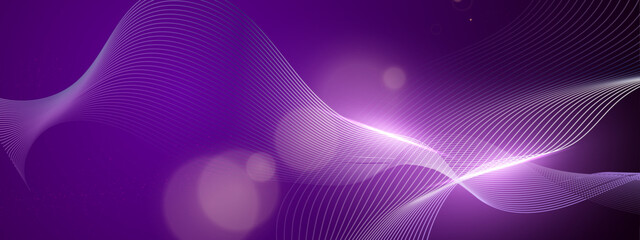 Abstract Background With Flowing Neon Swirls and Sparkles. Perfect for Creative and Tech Themes