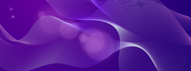Colorful Abstract Wave Background Modern Tech
