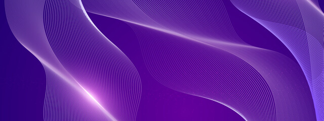 Abstract Colorful Wave on a Vibrant Background