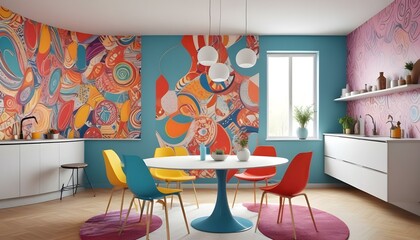 Photo interior modern design room 3d illustration