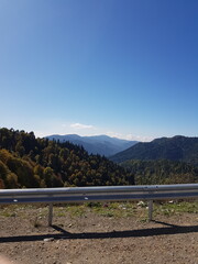 Fototapeta premium Mountains in sunny day