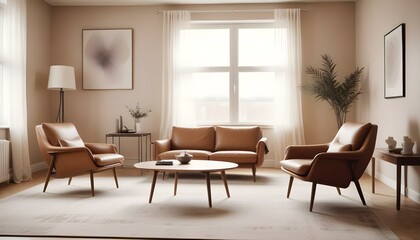 Photo interior modern design room 3d illustration