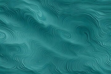 Fototapeta premium Water inspired patterns in teal and aqua with soft ripple effects resembling lakes, AI Generated