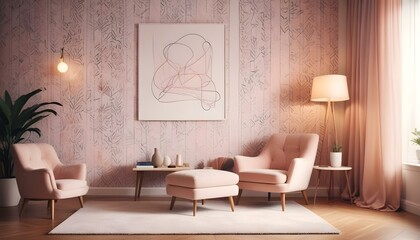 Photo interior modern design room
