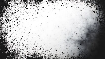 Scanned paper, Halftone faded gradient texture. Grunge halftone grit background. White and black sand noise effect overlay