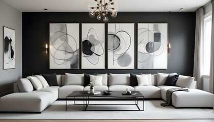 Photo interior modern design room
