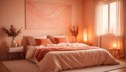 Photo interior modern design room 3d design