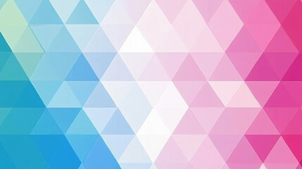 Cool and Warm Toned Geometric Triangle Pattern Background