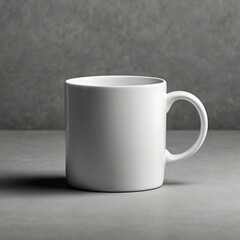 Obraz premium white mug mockup