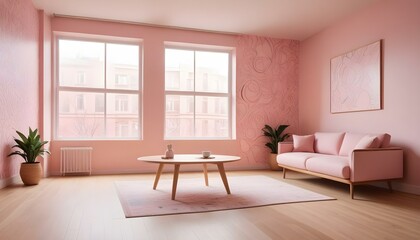 Photo interior modern design room 3d design