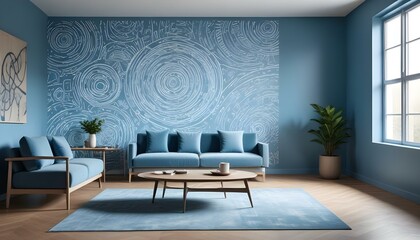 Photo interior modern design room 3d design