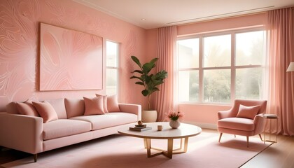 Fototapeta premium Photo interior modern design room 3d design