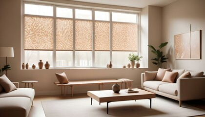 Fototapeta premium Photo interior modern design room 3d design