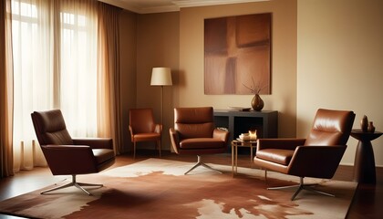 Photo interior modern design room 3d design