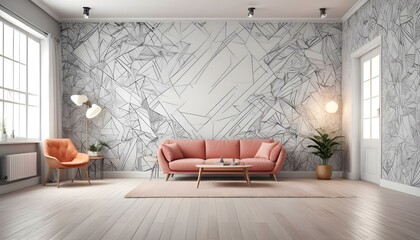 Photo interior modern design room 
