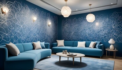 Photo interior modern design room 