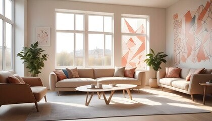 Photo interior modern design room 