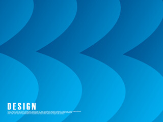 Abstract blue color background. Dynamic shape composition. Blue waves gradient cloud pattern. Blue gradient background vector illustration.