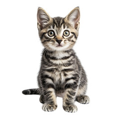 Fototapeta premium Cute tabby kitten