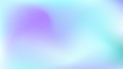 Color gradient background, abstract pastel rainbow. Violet pink blue chrome iridescent color banner gradation texture, vector hologram blur abstract background