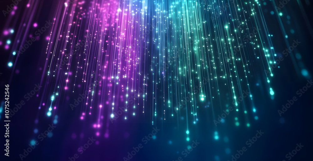Aufkleber A digital abstract background with glowing blue and purple connections forms the shape of an AI brain on a dark gradient, ideal for tech presentations and social network banners.
