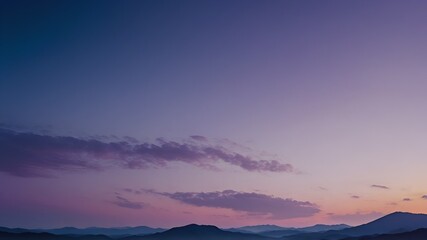 Fototapeta premium sunset in the mountains