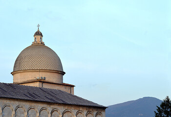 Dome on the monumental cemetery, Pisa, Italy