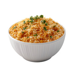 Flavorful Mexican Rice Dish in a White Bowl