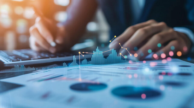 A rising trend in the graph indicates stable and continuous business growth.