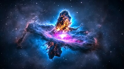 Cosmic Nebula Starburst Galaxy Space Astronomy Deep Space