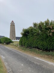 Promenade autour du phare de Gatteville dans le Cotentin en France - Europe