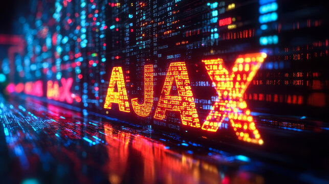 Dynamic Binary Code Streams Forming AJAX Concept in Digital Visualization