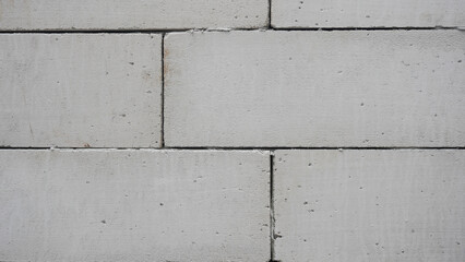 White Hebel Brickwall. Made from a mixture of Silica Sand, Gypsum, Limestone, Cement, Water and Powdered Aluminium. Background for Text or Image. Clipping Path for your Design.
