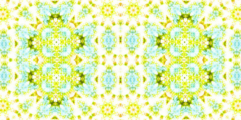 Seamless kaleidoscope pattern. The texture of the woven pattern. Endless pattern