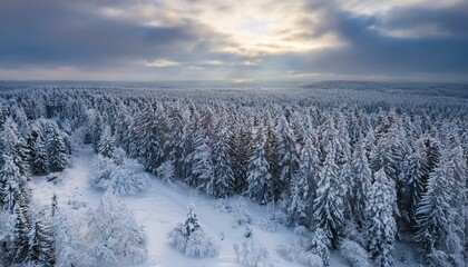 In the snowy mountains, you can find peace and solitude.  