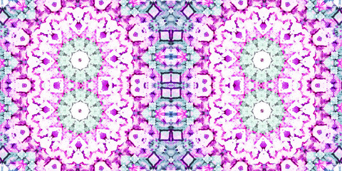 Seamless kaleidoscope pattern. The texture of the woven pattern. Endless pattern