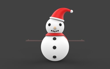 Snowman 3D model