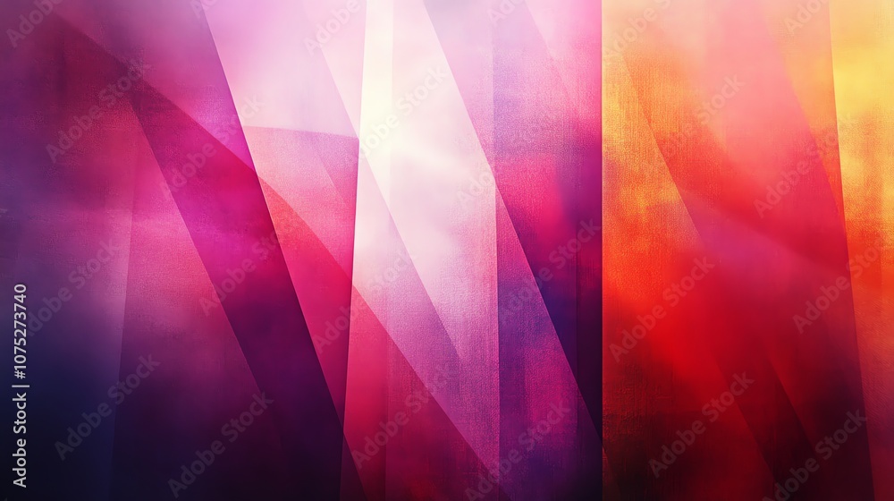 Poster Abstract colorful background with vertical stripes and a blurred effect, perfect for modern design projects.