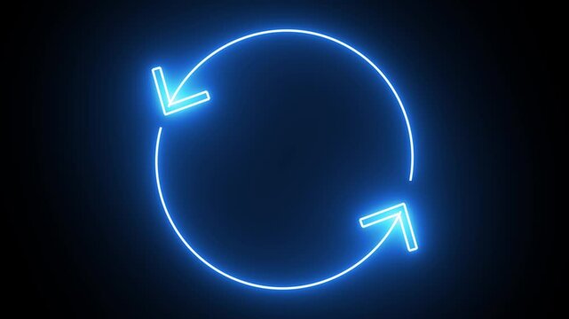 Bright restart icon