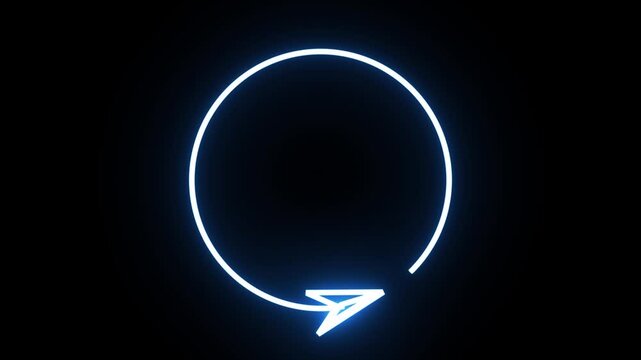 Bright restart icon