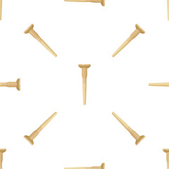 Wooden dowels arranged in a seamless pattern, ideal for backgrounds, websites, and design projects related to carpentry, furniture assembly, or diy
