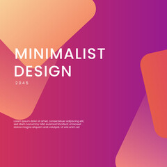 Yellow and Purple Violet Stylish Elegant Geometric Background Ideal for Post, Background, Banner, Ad, Promo, Invitation, Etc