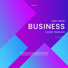 Blue and Purple Violet Background Minimalist Gradient Style Ideal for Post, Background, Banner, Ad, Promo, Invitation, Etc