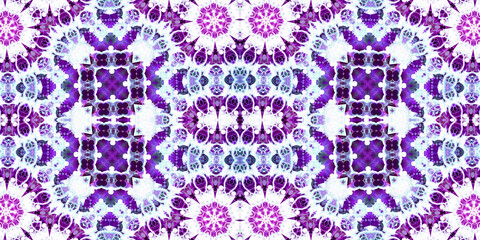 Seamless kaleidoscope pattern. The texture of the woven pattern. Endless pattern