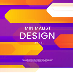 Orange White and Purple Violet Gradient Background Modern Design Ideal for Post, Background, Banner, Ad, Promo, Invitation, Etc