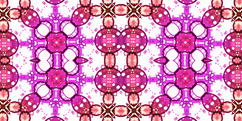 Seamless kaleidoscope pattern. The texture of the woven pattern. Endless pattern
