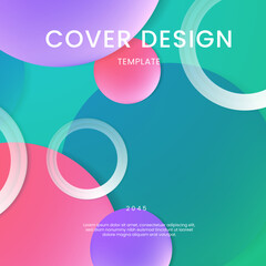 Green Pink and Purple Violet Modern Abstract Background Ideal for Post, Background, Banner, Ad, Promo, Invitation, Etc