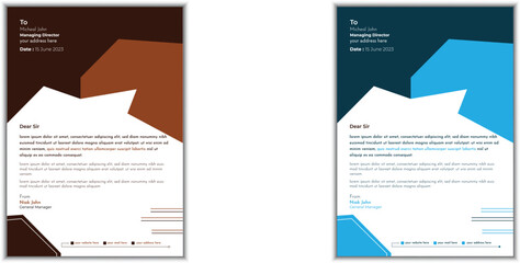 Professional Print and Electronic Media Design Templates with Vector Background 