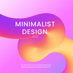 Orange and Purple Violet Background Minimalist Gradient Style Ideal for Post, Background, Banner, Ad, Promo, Invitation, Etc