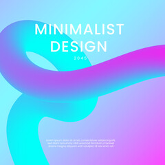 Blue and Purple Violet Background Minimalist Gradient Style Ideal for Post, Background, Banner, Ad, Promo, Invitation, Etc